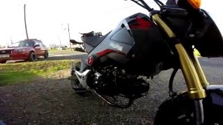 Maxxis M6024 Ride and Review Honda Grom Ride 2 [upl. by Higley]