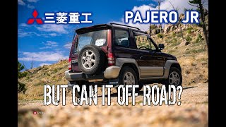 CAN THE MITSUBISHI PAJERO JR MICRO SUV OFF ROAD [upl. by Ayikur112]