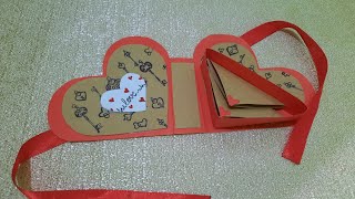 Valentines gift box 🎁 Handmade gift box Diy gift box [upl. by Win]