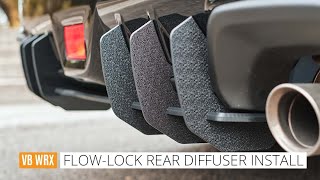 VB WRX FlowLock Rear Diffuser Installation Guide [upl. by Consuela]