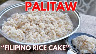 Soft amp Chewy Palitaw  Filipino Cooking [upl. by Arivle205]