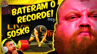 BATERAM O RECORDE DE 500KG DO EDDIE HALL [upl. by Dickie426]