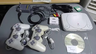 UNBOXING the First Old PlayStation One Slim PS One [upl. by Linetta]