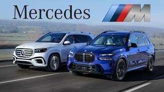 2024 BMW X7 vs Mercedes GLS Review  150000 Luxury SUV Battle [upl. by Willamina595]