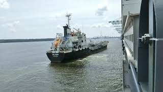 Discover the bunkering operation on a LNGPowered vessel [upl. by Arodal385]