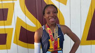 JW Norths Mackenzie Browne breaks meet record for 800 meters  2023 Arcadia Invitational [upl. by Oran55]