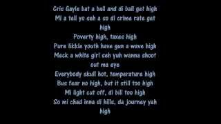 Vybz kartel  Hi Lyrics  Sep 2013 [upl. by Yttiy]