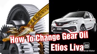 How To Change Gear oil Toyota Etios ToyotaEtios [upl. by Ahsetal]