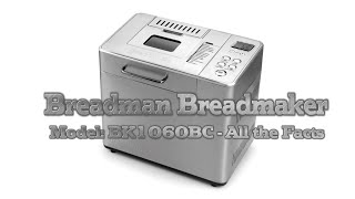 Breadman™ Breadmaker Model BK1060BC  Unboxing First Use and Review [upl. by Safier]