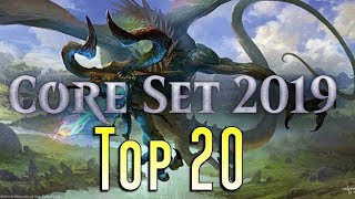 Mtg Top 20 Cards in Core Set 2019 [upl. by Yllier223]