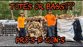 413 IBC Totes vs LogLift Bags Which is Better for YOUR Firewood [upl. by Ratep]