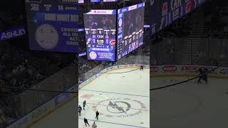 Amalie Arena Buzz Join Me for an Epic PreSeason Clash Between Lightning⚡ and Hurricanes 🌀 nhl [upl. by Oivat]