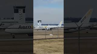 777 Aerologic Landing CVG DHL cargo flight Planespotting [upl. by Eeleak]