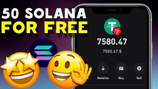 Earn 50 FREE SOLANA Coin with Quick Withdrawal [upl. by Cirone282]