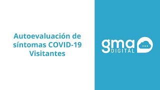 Autoevaluación de síntomas COVID19 para visitantes – Master2000 [upl. by Abehsile]