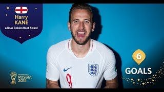 ADIDAS GOLDEN BOOT  Harry Kane  FIFA World Cup™ Russia 2018 [upl. by Chuch942]