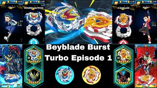 Beyblade Burst Turbo Episode 1  Time To Go Turbo  Beyblade Burst Rivals [upl. by Grannias340]