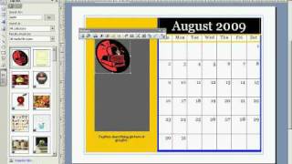 Microsoft Publisher Calendar Tutorial A Brooks [upl. by Ilesara]