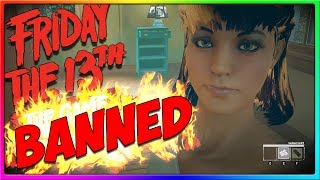 IM GETTING BANNED  Friday the 13th Game Counselor Gameplay [upl. by Vine972]