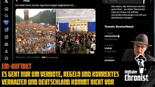 EMAuftakt  Es geht nur um Verbote Regeln und korrektes Verhalten und Deutschland kommt nicht vor [upl. by Norma568]