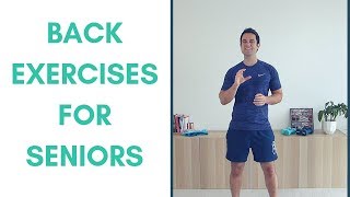 Simple Lower Back Exercises for Seniors Lumbar Spine Exercises  More Life Health [upl. by Hausner]