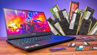 15 Gaming Laptop RAM Combinations Tested to find the BEST [upl. by Einwat55]