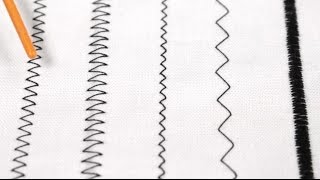 How To Sew a Zig Zag Stitch Tutorial [upl. by Eelymmij]