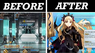 FGO NA Ereshkigal Rank up Damage Comparison [upl. by Ibrab]