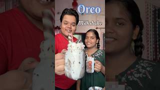 My Sister Vs Me  Who will make the best Milkshake from Oreo Biscuits shorts [upl. by Terris]