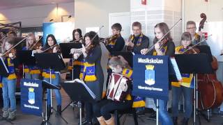 Svänggänget med Dansen på Sunnanö under ledning av Catarina Olsson Bandy VM 2013 [upl. by Czarra]