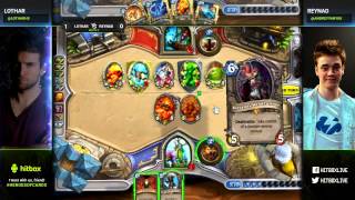 Lothar vs Reynad  Heroes of Cards 3  Hearthstone [upl. by Lois]