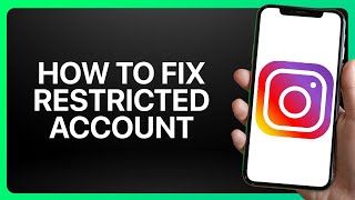 How To Fix Restricted Account On Instagram Tutorial [upl. by Aslehc813]