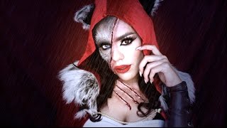 Caperucita Roja LOBO FEROZ Halloween Maquillaje Little Red Riding Hood Wolf Makeup « LoLo Love [upl. by Veats]