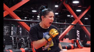 Jazmín Navarrete Del UFC PI México a pelear por el cinturón en Lux46 [upl. by Ilonka234]