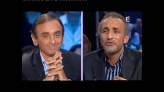 Clash Tariq Ramadan  Eric Zemmour sur le voile  On n’est pas couché 26 septembre 2009 ONPC [upl. by Aredna]