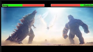 Kong vs Godzilla Egypt Fight with healthbars [upl. by Baum]