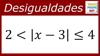 DESIGUALDADES CON VALOR ABSOLUTO  Casos 2 y 3 [upl. by Bible]