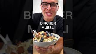 Bircher Muesli  easy and tasty breakfast [upl. by Nosahc215]