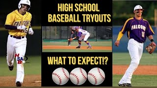 What To Expect At High School Baseball Tryouts For Freshman  How To Make The Team  MUST WATCH [upl. by Nolte277]