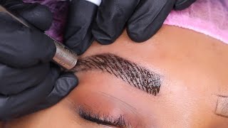 Microblading  The BEST Technique [upl. by Mcmillan]