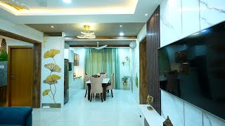 3BHK Interiors  Sriraj amp Monica  Bonsai Arbour  Hyderabad  Lucky Interiors [upl. by Orsini959]