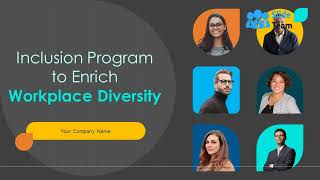 Inclusion Program To Enrich Workplace Diversity Powerpoint Presentation Slides [upl. by Serle26]