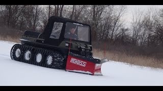 MuddOx The Boss Snowplow  Revolutionizing UTVs [upl. by Naehgem]