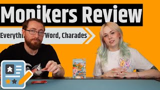 Monikers Review  One Of The Best Charades Games Out There [upl. by Ahsiema]