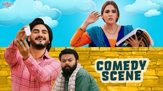 Punjabi Movie Scenes  Comedy Movie Television  New Movie Scene  Kulwinder Billa Mandy Takhar [upl. by Qooraf282]