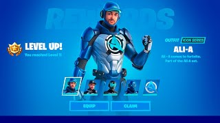 HOW TO GET ALIA SKIN EARLY In Fortnite [upl. by Nnylecoj]