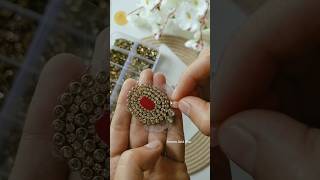 Easy Jewellery Making On Sheet 😦❤️ jewelrymaking diy shorts viralvideo [upl. by Charita]