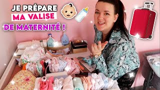 Je prépare ma VALISE de MATERNITÉ  Salle de NAISSANCE avec vous  👶🏻 [upl. by Mazonson]