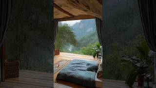 Cave Room A Cozy Room for Relaxation and Serenity shortsleepingrainydaycomfortviralshort [upl. by Solraced306]