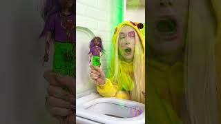 Whats she gonna find in the toilet🤣🤣🤣 comedyvideos funny [upl. by Izabel]